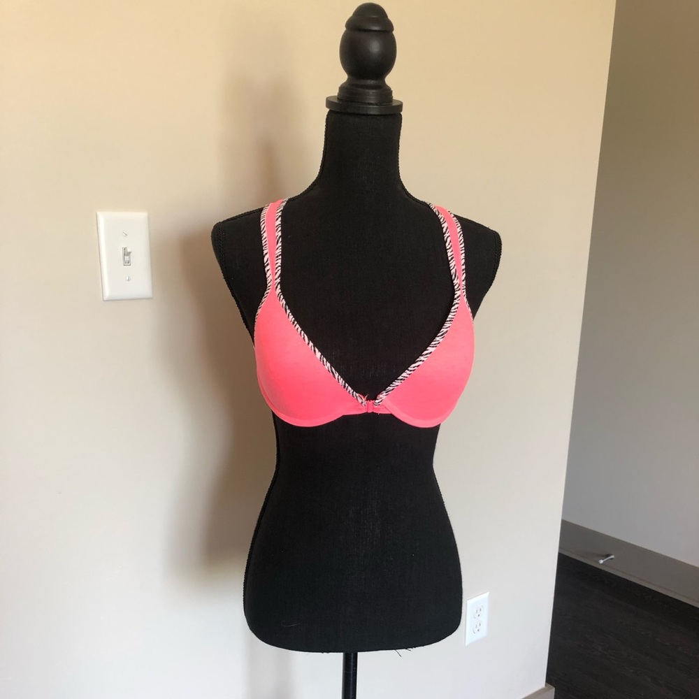 Fruit of the loom front closure racer back bra 34C